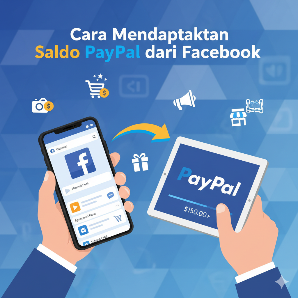 Cara Mendapatkan Saldo PayPal dari Facebook