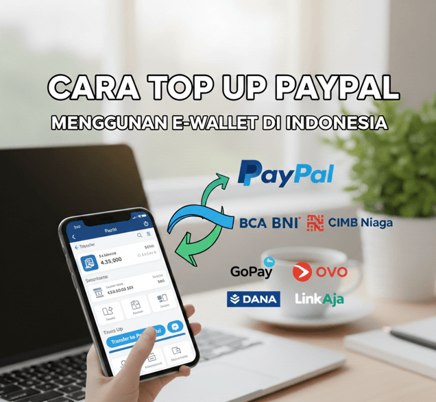 Cara Top Up PayPal Menggunakan E-Wallet di Indonesia