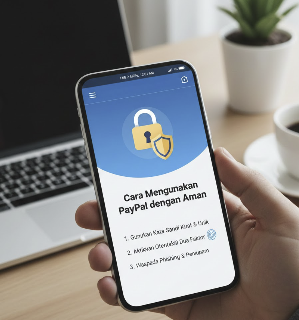 cara menggunakan paypal dengan aman